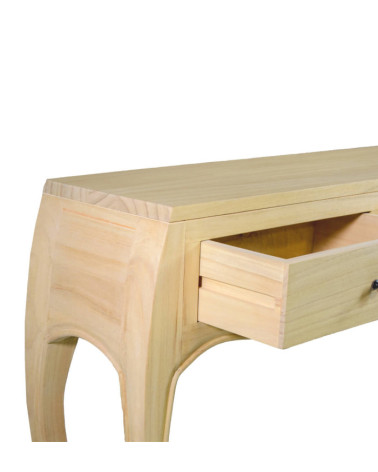 AINSA - Mindi wood console table 105 x 30 x 80