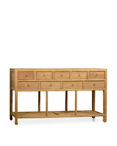 MERIDA - Teak wood buffet 180 x 40 x 90