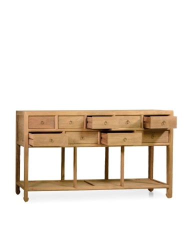 MERIDA - Teak wood buffet 180 x 40 x 90