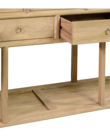 MERIDA - Buffet aus Teakholz 180 x 40 x 90