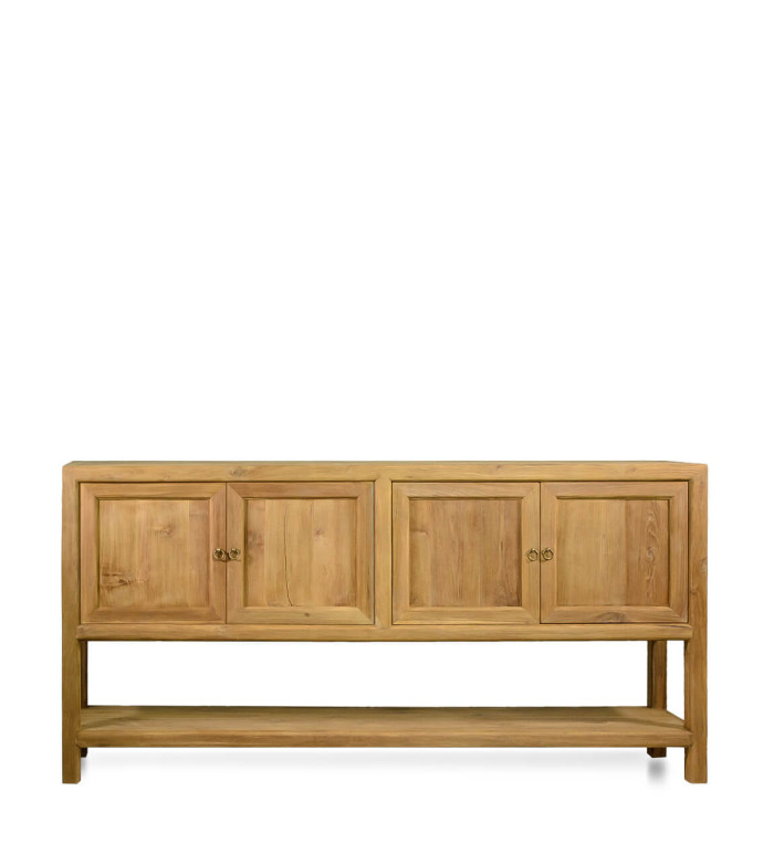 MERIDA - Buffet aus Teakholz 180 x 40 x 90