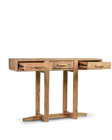 ORLANDO - Consolle in teak 130 x 35 x 85