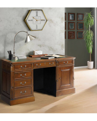 VINTAGE - Bureau en acajou 160 x 80 x 80