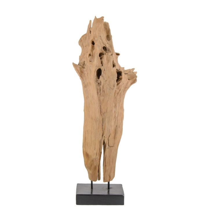 Figura erosí in teak 38 x 28 x 110