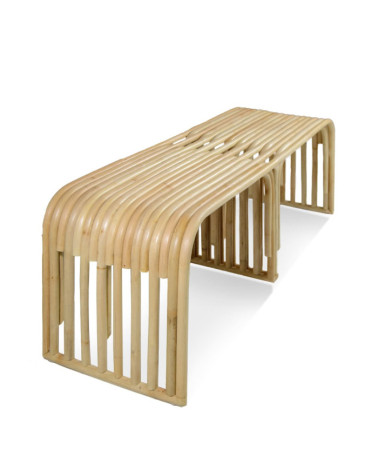 Rattan bench 130 x 36 x 43