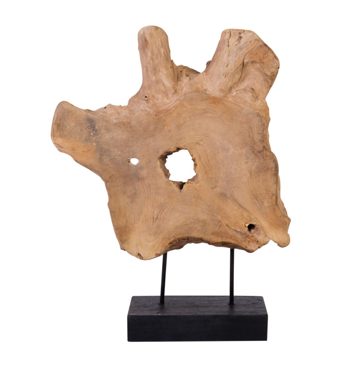 Teak erosion figure 36 x 15 x 60