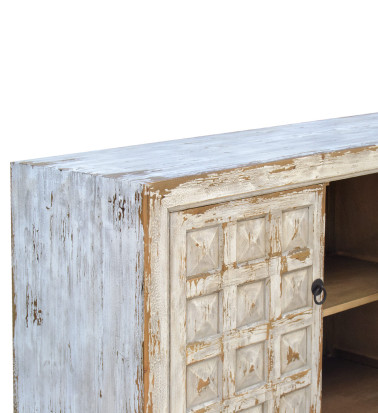 CORDOBA - Buffet in legno di pino sbiancato 206 x 45 x 87