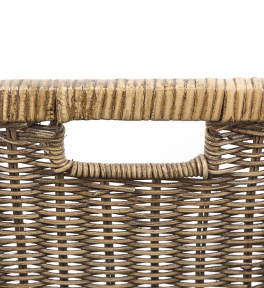 RATTAN - Panier en rotin 38 x 33 x 26