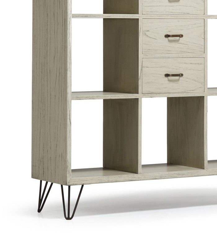 MURIA - Libreria in mindi 115 x 35 x 167