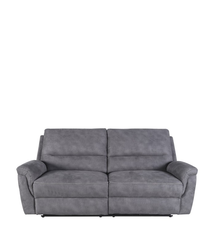 BASIL - Electric recliner sofa, 100% polyester 208 x 93-120 x 100