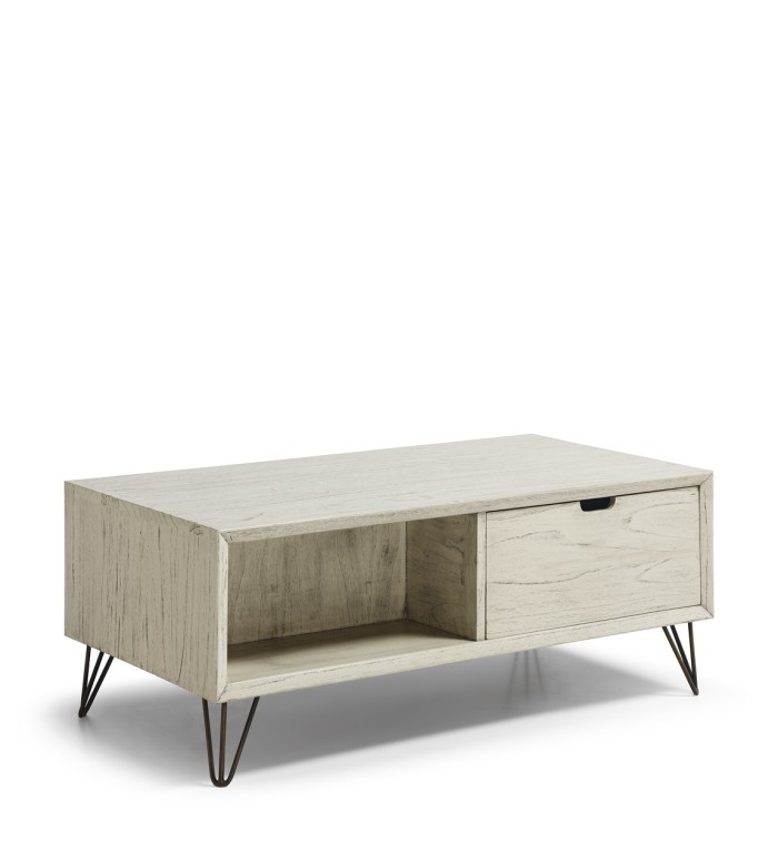 MURIA - Table basse en mindi 115 x 60 x 45