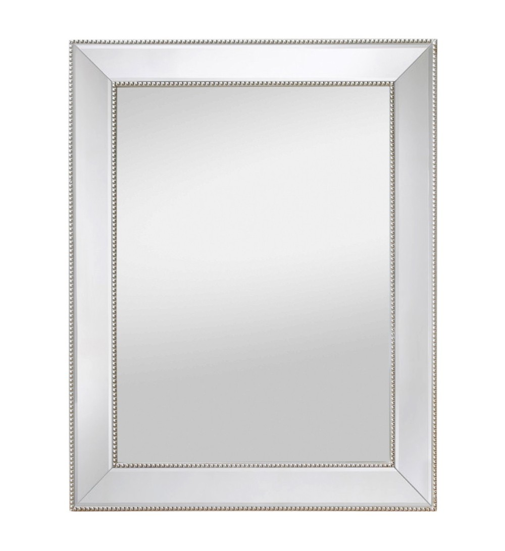 DAKOTA - Miroir en bois argenté 70 x 5 x 90