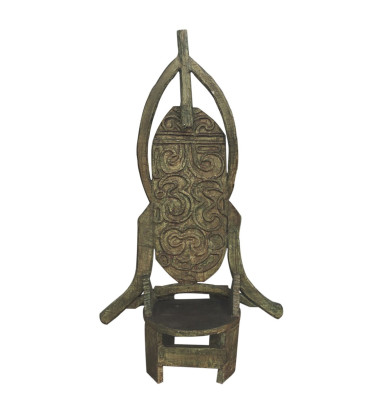 Teak oriental chair 100 x 40 x 180