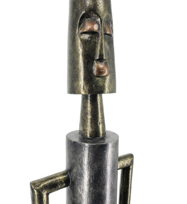 ETHNIC - Human shaped lightning rod figure 25 x 15 x 153