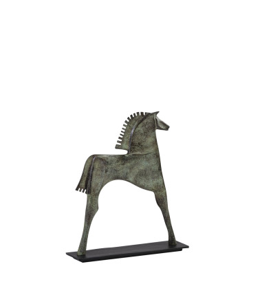 Figura caballo plano 40 x 10 x 46