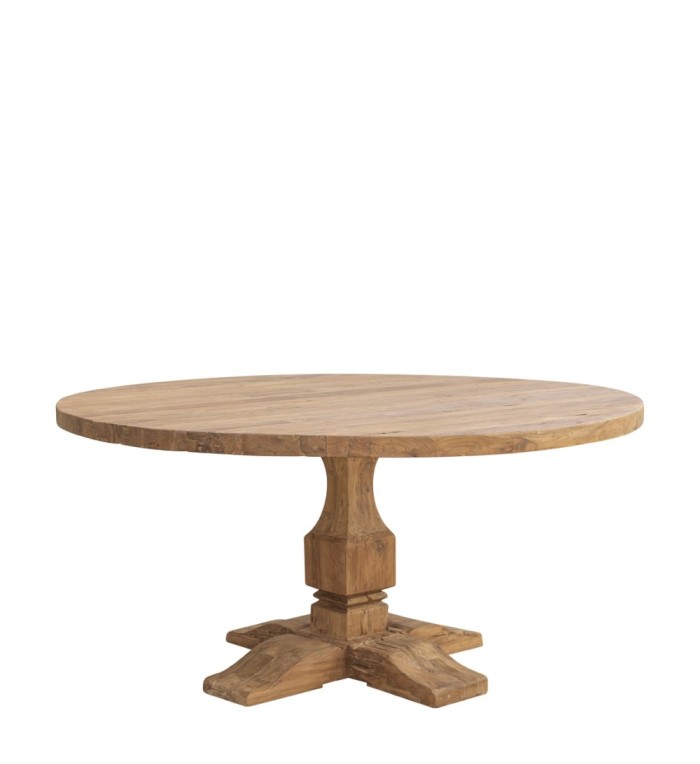 ORLANDO - Tavolo da pranzo in teak riciclato 160 x 160 x 78