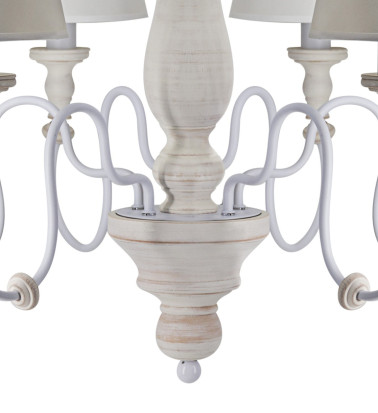 Ceiling lamp with six lampshades 50 x 57 x 57