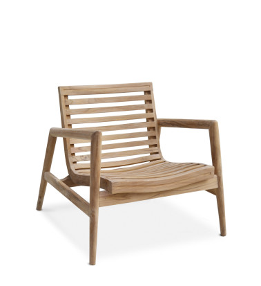 JARDIN - Fauteuil en teck 70 x 60 x 70