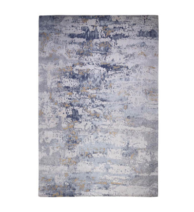 ARGELIA - Blauer Teppich 160 x 230