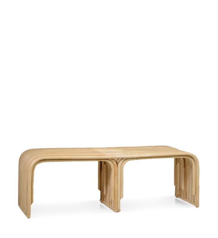 Banc en rotin 130 x 36 x 43