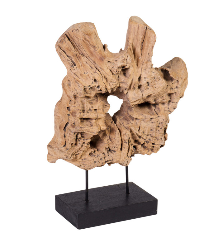 Teak erosion figure 36 x 15 x 60