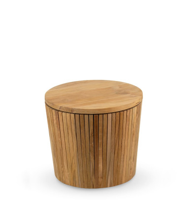 Teak stool 40 x 40 x 36