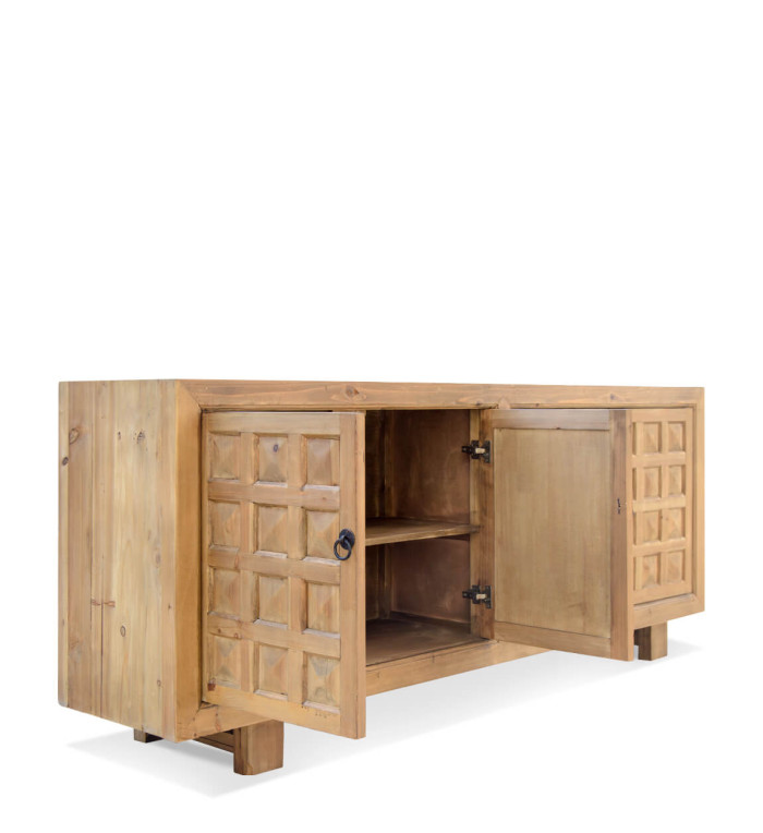 CORDOBA - Buffet in legno di pino 206 x 45 x 87