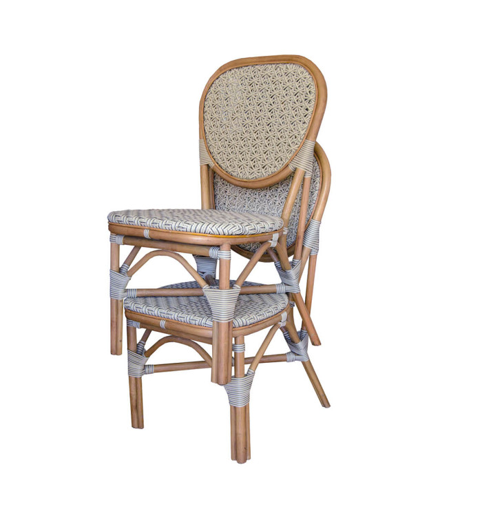 BISTRO - Rattan chair 50 x 58 x 94