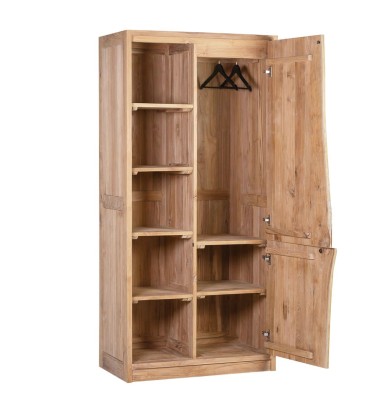 ATLANTA - Teakschrank 90 x 50 x 190