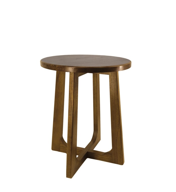 ARTIC - Table d'appoint en mindi 45 x 45 x 55