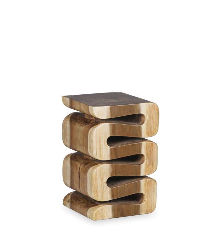 Suar wood stool 30 x 30 x 45