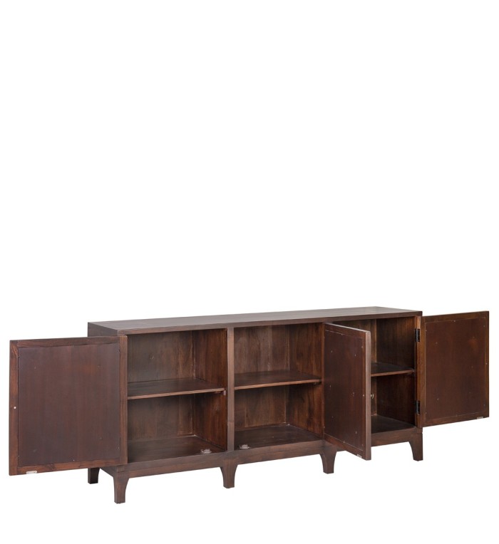 GATSBY - Buffet en acacia et aluminium 183 x 48 x 85