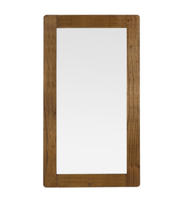 FLASH - Miroir en bois marron 80 x 150