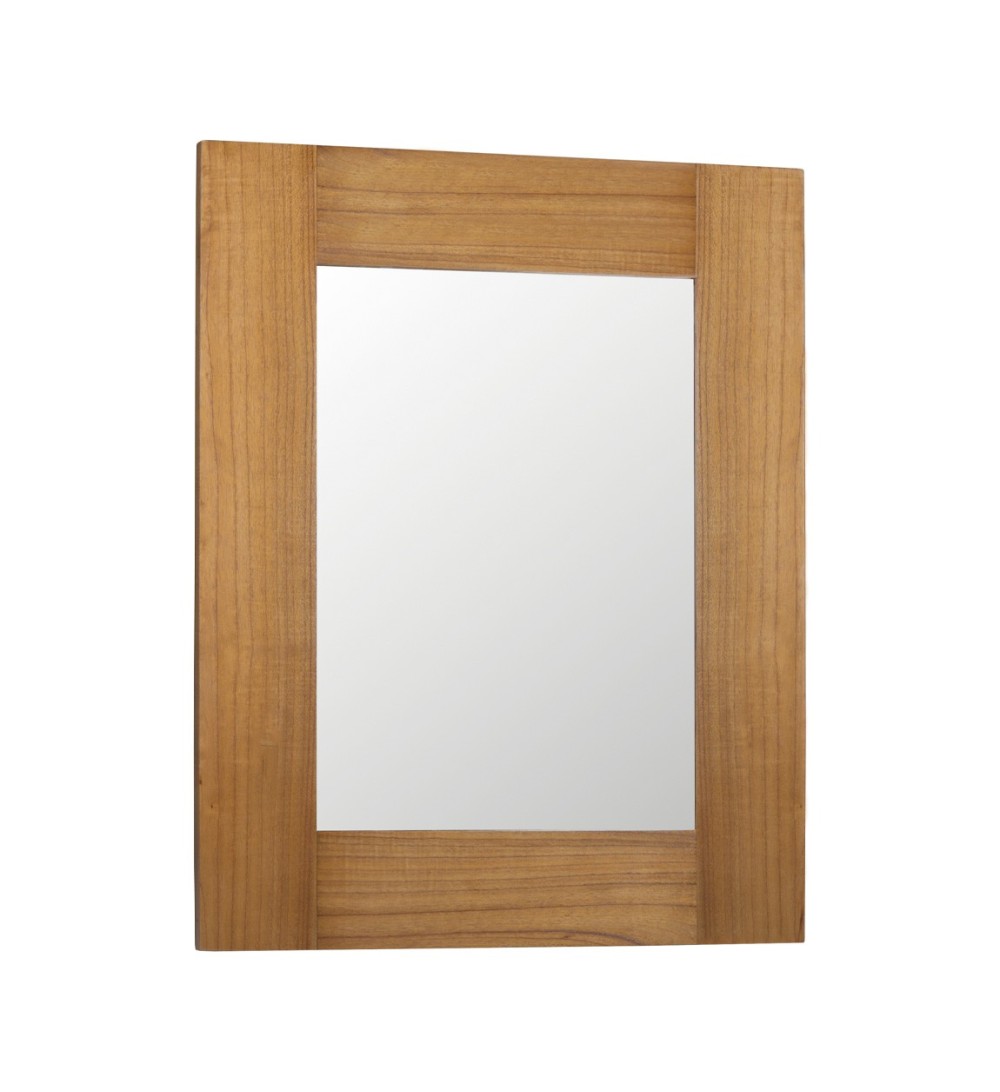 MADHU - Brown wood mirror 80 x 100