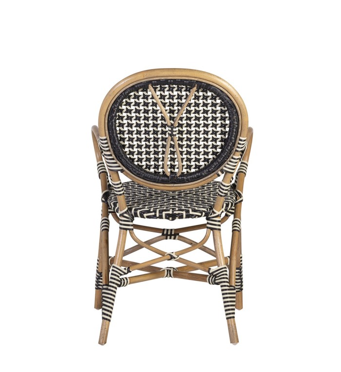 BISTRO - Poltrona in rattan 56 x 56 x 92