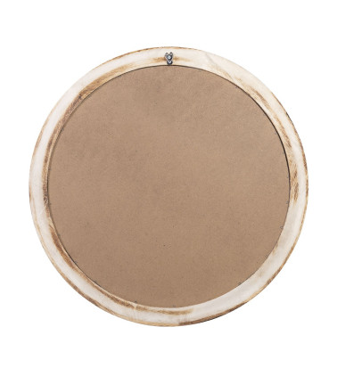 DAKOTA - Miroir en bois blanchi 75 x 6 x 75