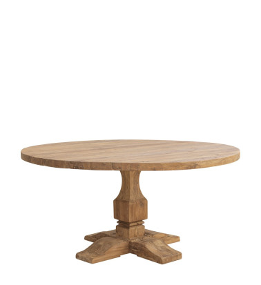 ORLANDO - Tavolo da pranzo in teak riciclato 160 x 160 x 78