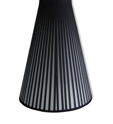 Lampadario nero a soffitto 20 x 20 x 38