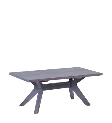 SPARTAN - Mesa de centro em madeira cor blau 120 x 60 x 45