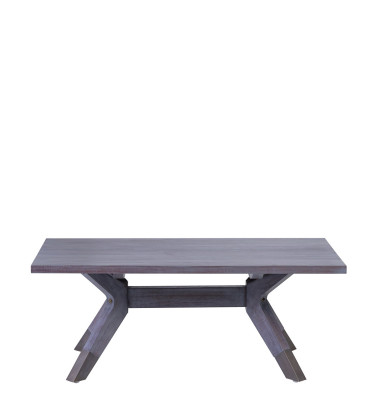 SPARTAN - Mesa de centro em madeira cor blau 120 x 60 x 45