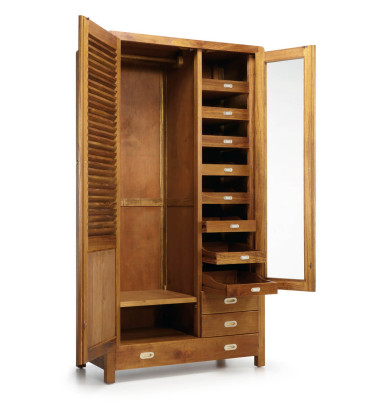 FLASH - Armoire en mindi 105 x 55 x 200