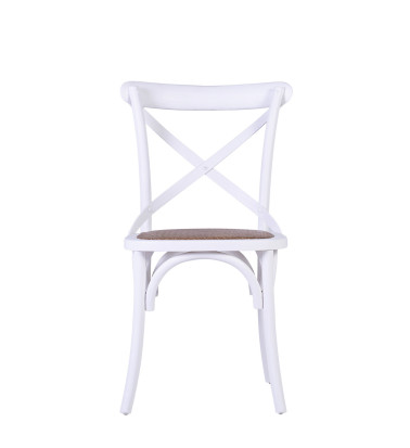 PARIS - Oak and Rattan Chair 50 x 55 x 89