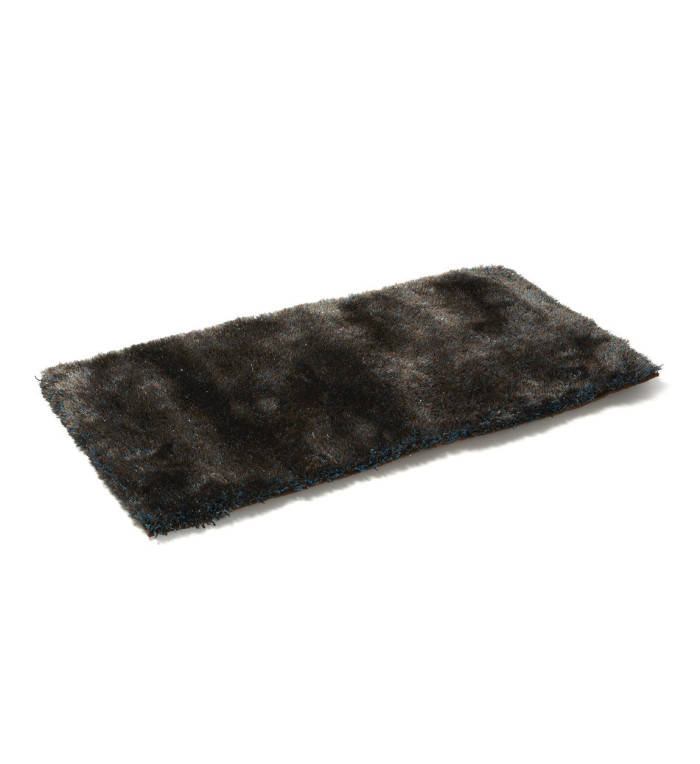 Tapis SHAGGY REMY de couleur bleu/marron 170 x 240