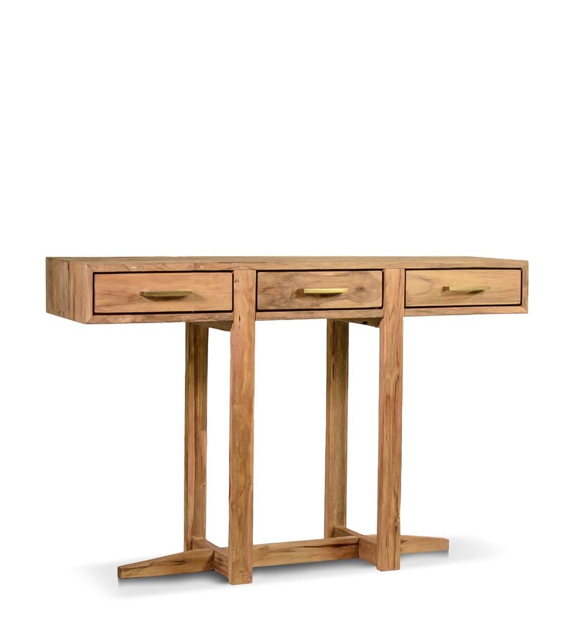 ORLANDO - Teak wood console table 130 x 35 x 85