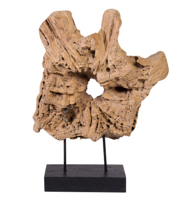 Teak erosion figure 36 x 15 x 60