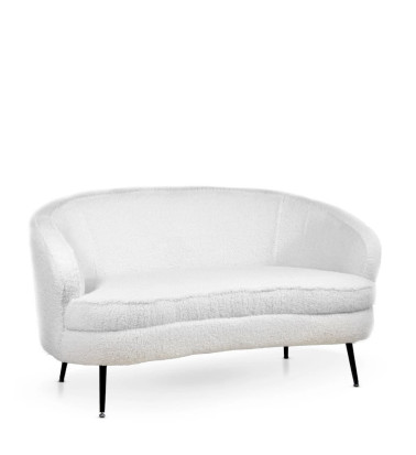 MIA - Sofa in iron and wool 141 x 71 x 77