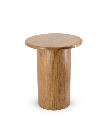 Side table in Mindi wood 45 x 45 x 55