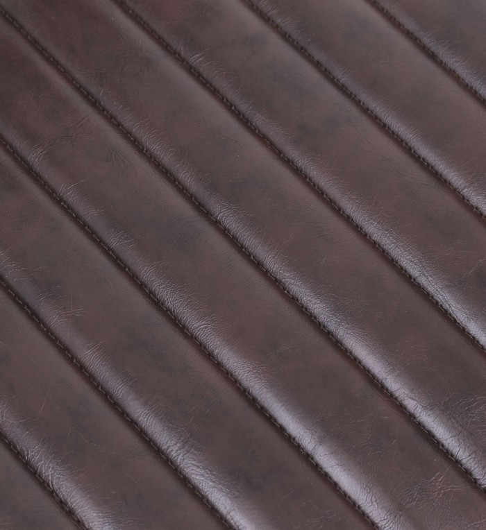 MICHIGAN - Ensemble de 2 chaises en fer et en PU 53 x 45 x 80