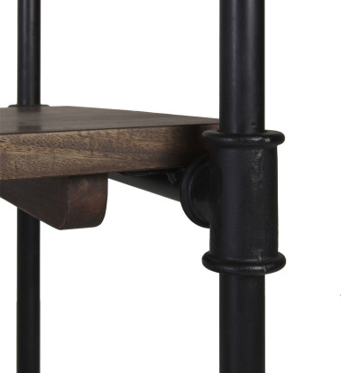 PIPA - Mango and iron coat rack 135 x 55 x 188