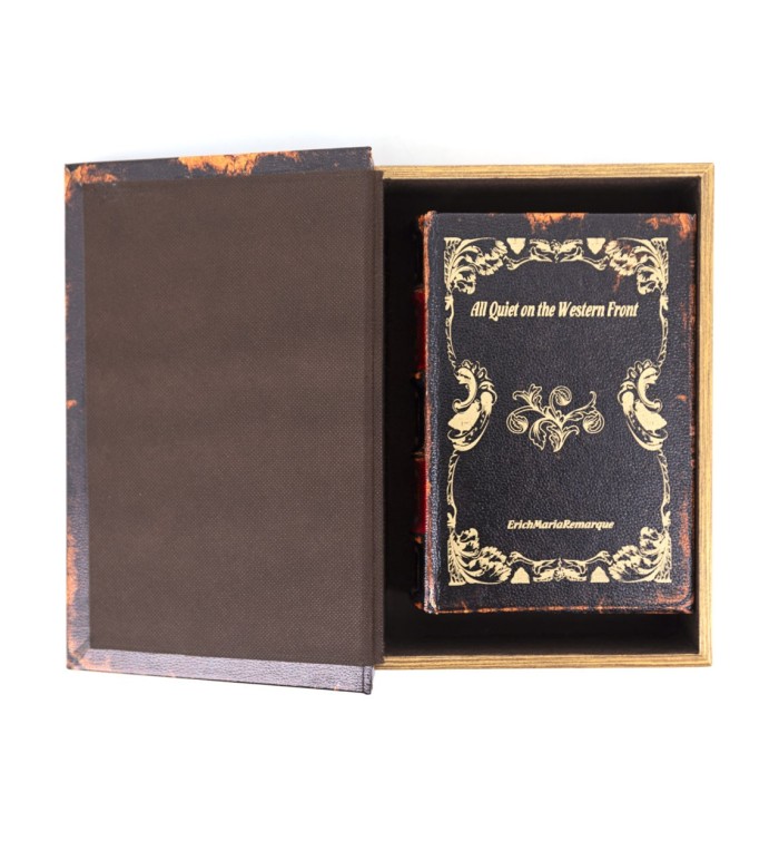 LIVRO DE LEATHERETTE S/2 19 x 8 x 27 / 14 x 7 x 20